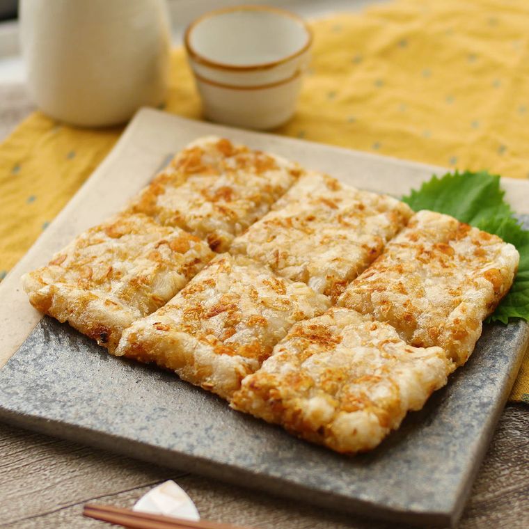 旨味たっぷりもちもち香ばし切り干し大根もち