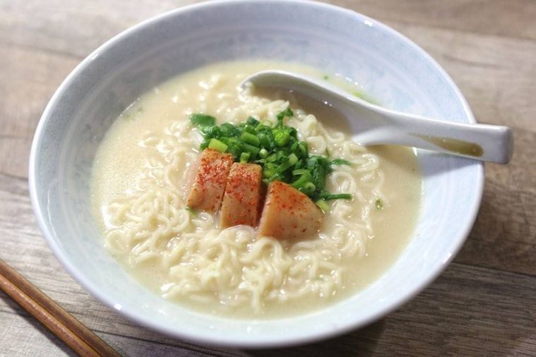 明太子をのせたうまかっちゃん