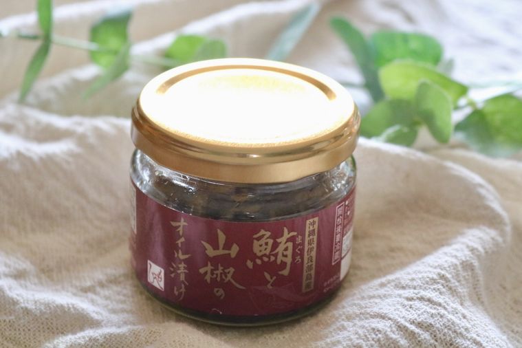 鮪と山椒のオイル漬けのパッケージ