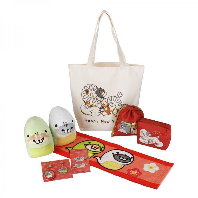 ハッピーバッグ2025 ボンレス犬とボンレス猫のイメージ