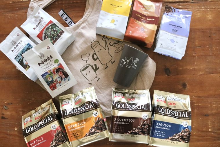 粉オリジナルマルシェバッグシンプルタンブラーセット