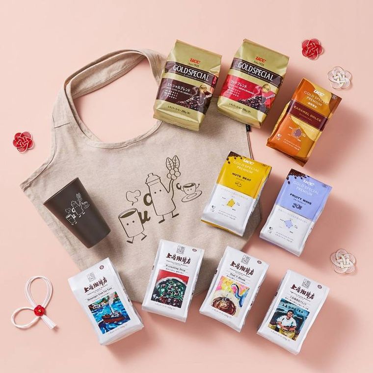 豆オリジナルマルシェバッグシンプルタンブラーセット福袋の中身