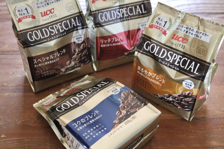 UCCゴールドスペシャルのコーヒー