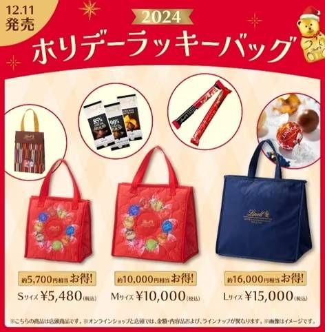 ホリデーラッキーバッグのイメージ