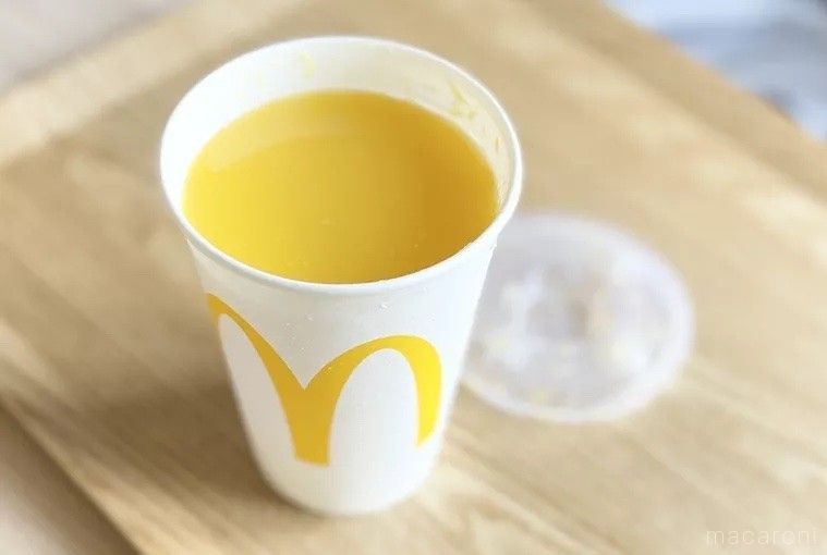 マクドナルドで購入したドリンク