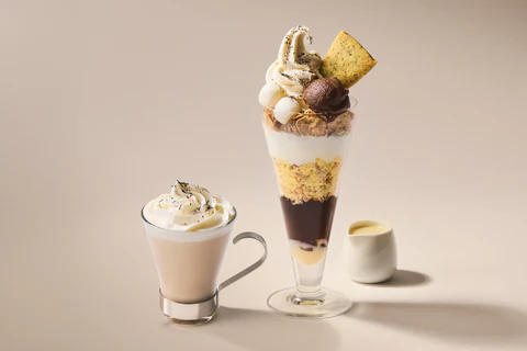 ホワイトウーロンハニーラテホワイトウーロンパフェのイメージ
