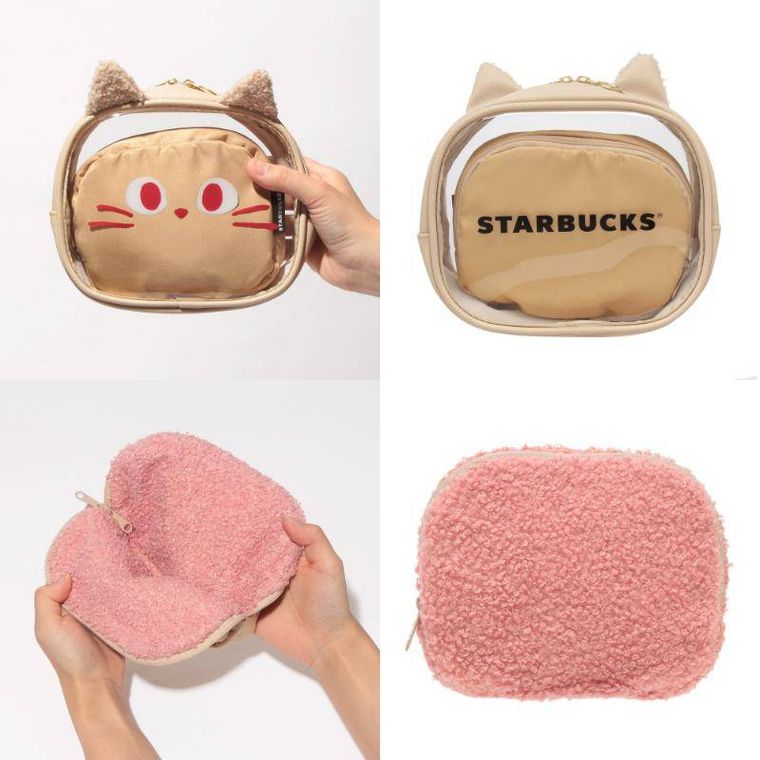 バレンタイン2025ファーポーチinクリアポーチセット