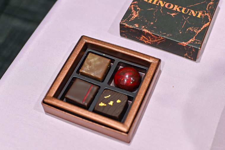 ボンボンショコラのアップ