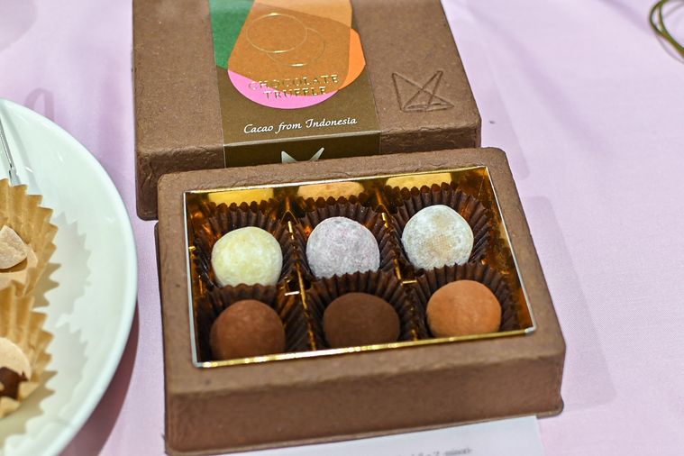 トリュフのアップ