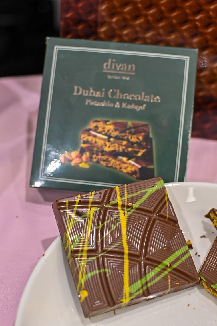 ドバイチョコレートのアップ