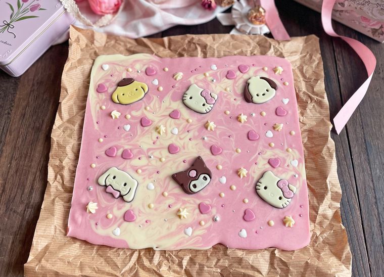 サンリオキャラのチョコレートバーク