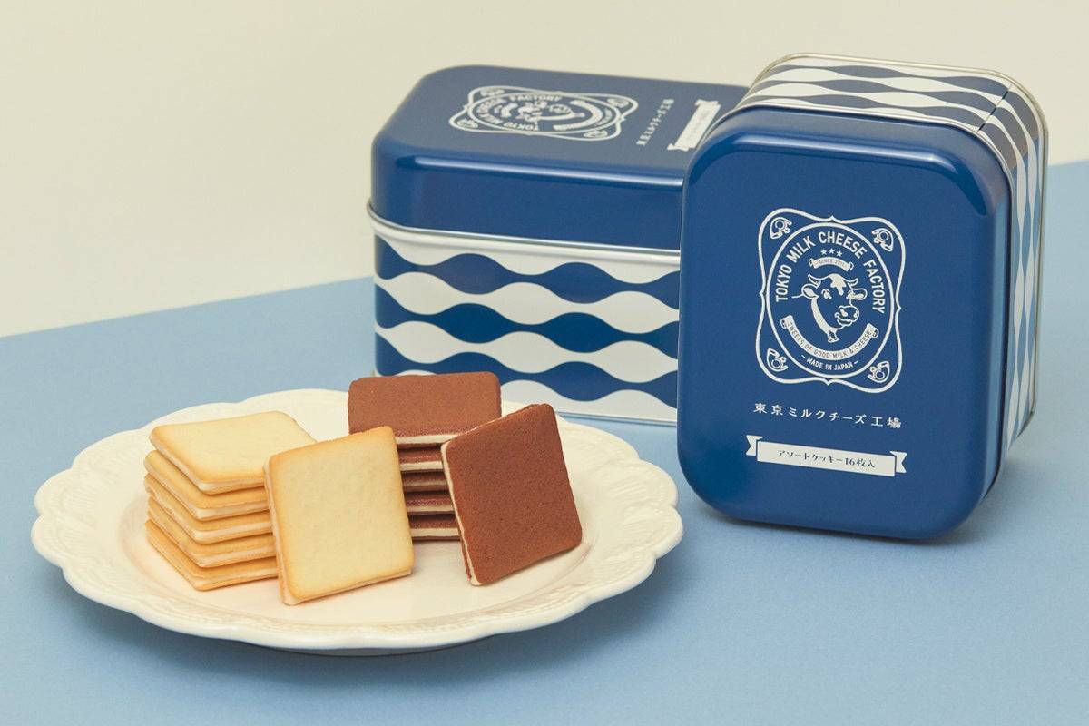 東京ミルクチーズ工場」にクッキー缶登場！ブルーカラーでかわいらしい