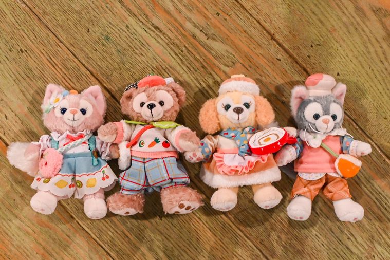 ぬいぐるみバッジの集合