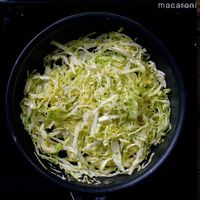 【作り方】キャベツのオープンオムレツ