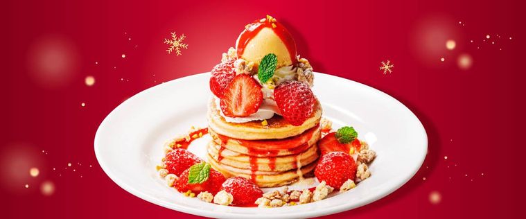 あまおうのバターミルクパンケーキのイメージ