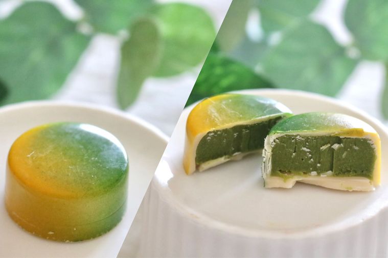 抹茶の断面