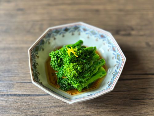 めんつゆで失敗知らず。菜の花のおひたしのレシピ