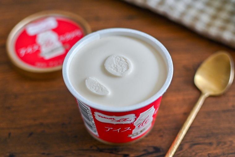 アイスの中身のアップ