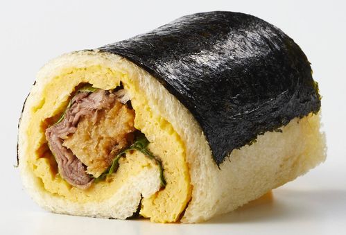 ダイヤ製パンカツとローストビーフの恵方巻サンドハーフ