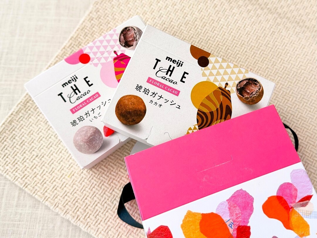 明治のTHE Cacao「琥珀ガナッシュ」をレポ！シャリっと濃厚な味が新