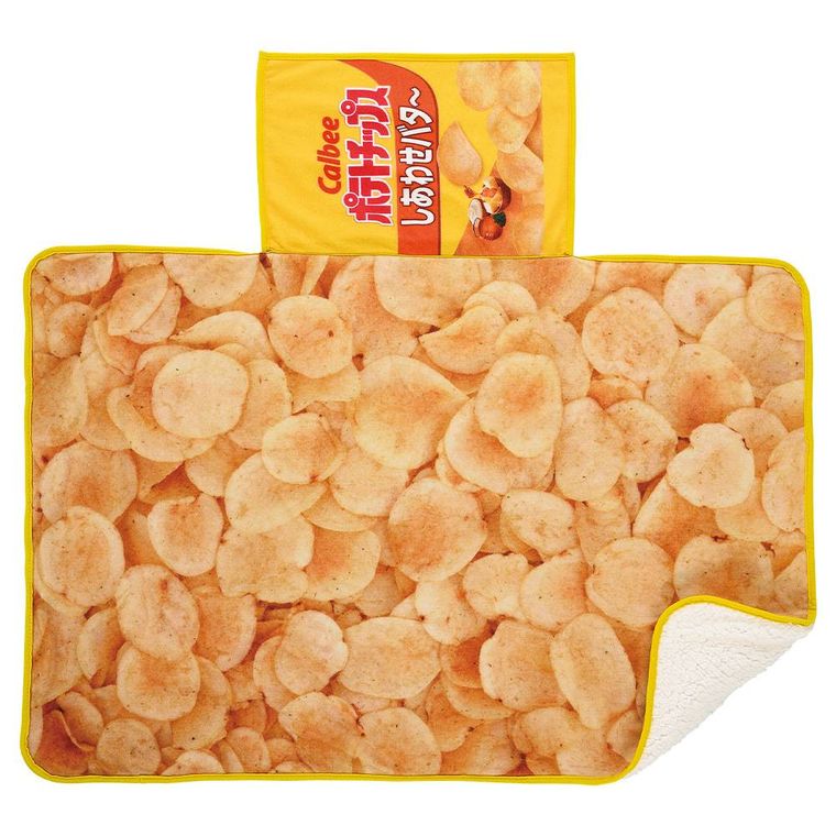  A賞 ポテトチップスしあわせバターブランケットのイメージ