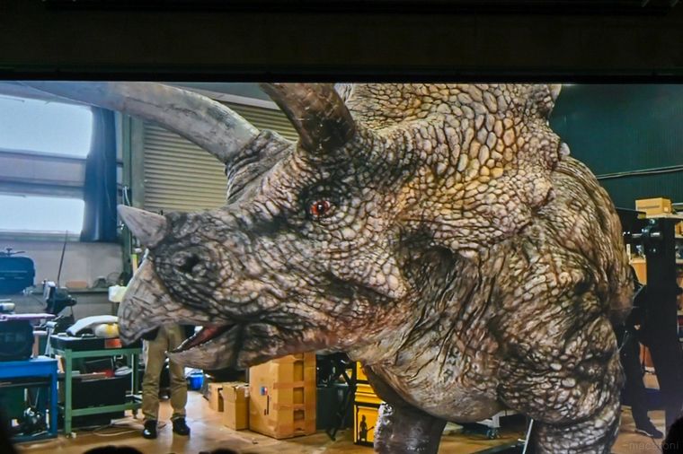 恐竜のアニマトロニクス