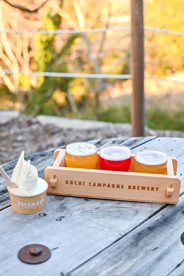 ビールとアイス