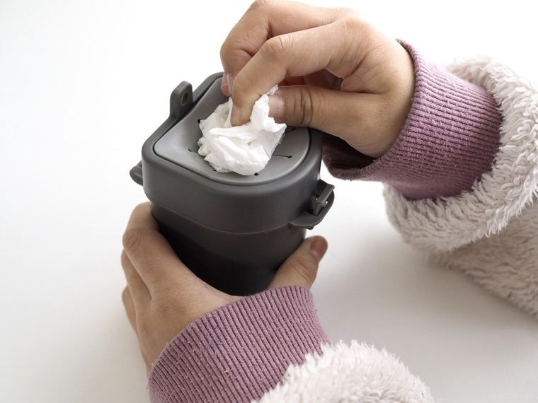 セリア携帯ゴミ入れ