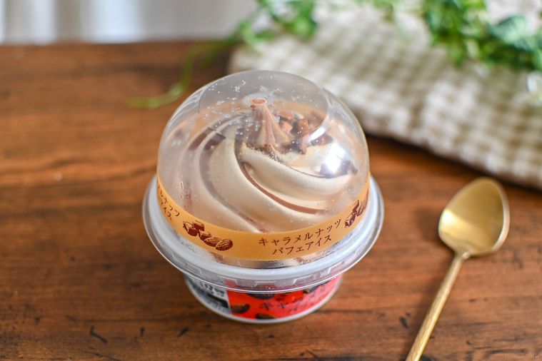 アイスのパッケージのアップ