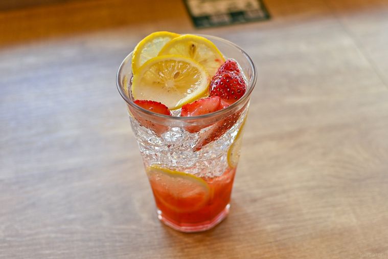 ソーダのアップ