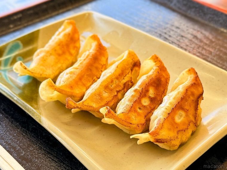 「ぴゅっ飛び餃子」がきれいに並べられている様子