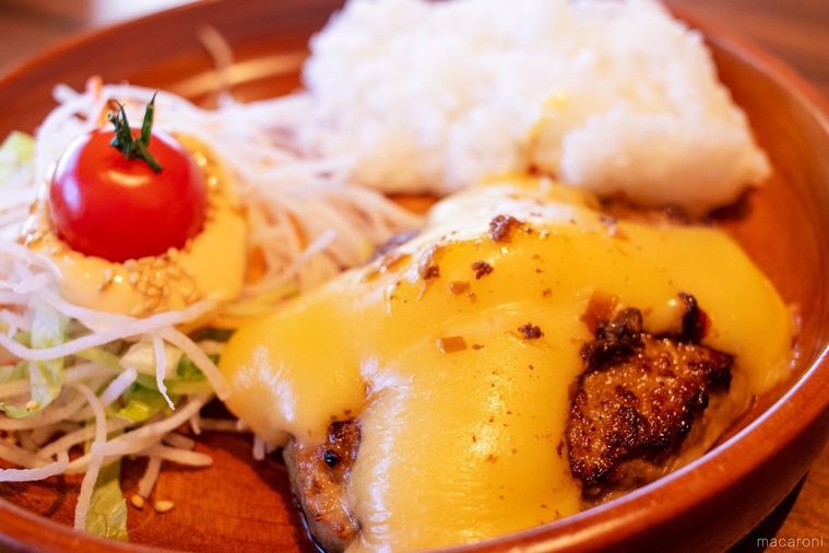 びっくりドンキーのモーニング限定メニューミニマムチーズバーグディッシュ