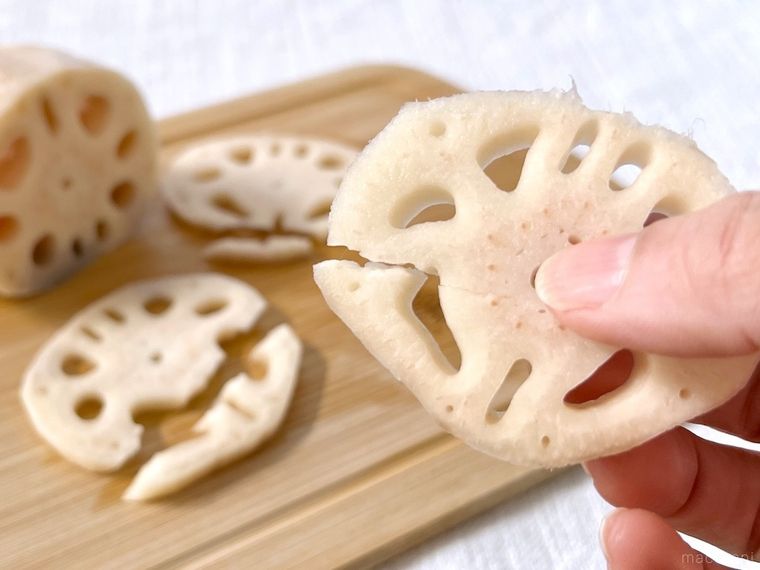 割れたれんこん