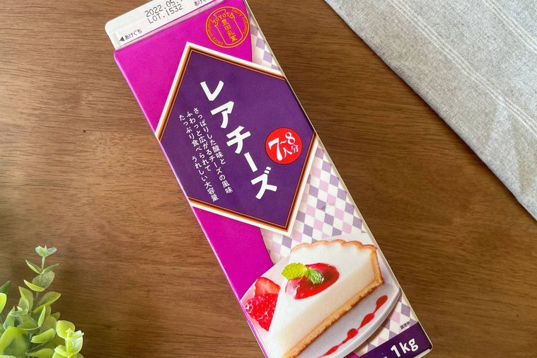業務スーパーレアチーズのパッケージ