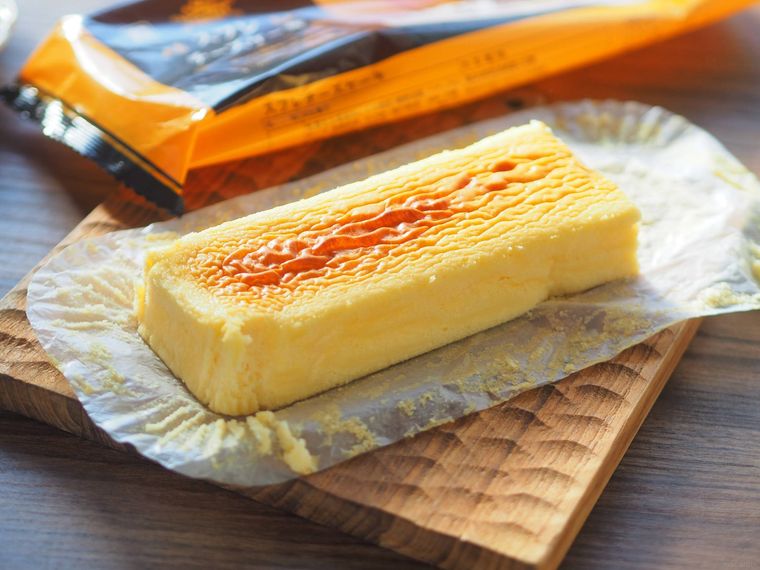解凍した業務スーパースフレチーズケーキ