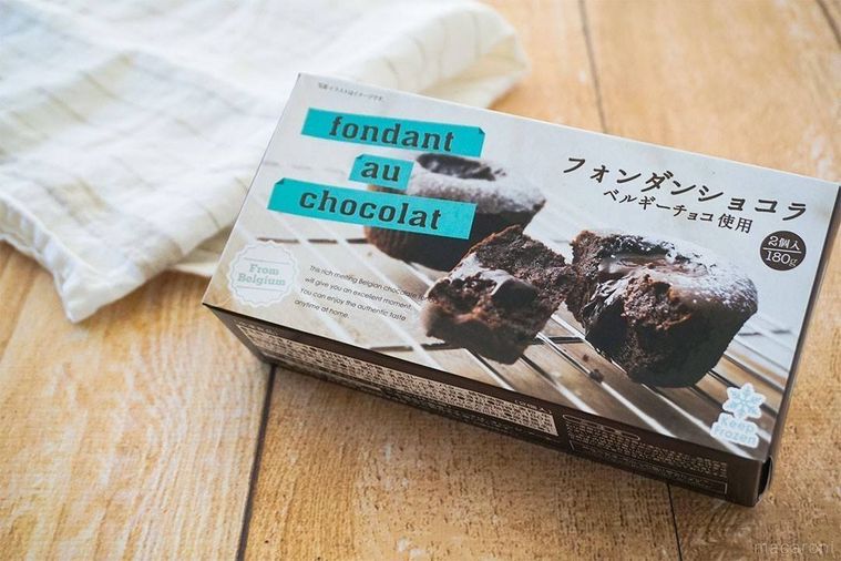 業務スーパーフォンダンショコラのパッケージ