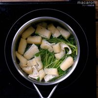 【作り方】豆苗と油揚げの味噌汁