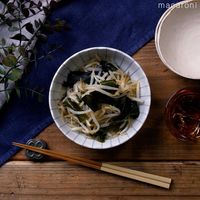 作り方 もやしとわかめの酢の物