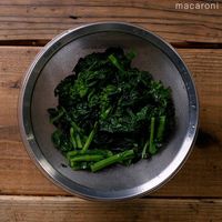 【作り方】菜の花の白和え