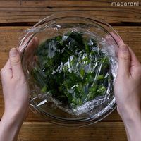 作り方 レンジで作る菜の花のおひたし