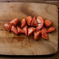 作り方 トマトときゅうりのめんつゆ和え