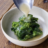 作り方 菜の花のからし和え