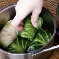 作り方 春キャベツのロールキャベツ