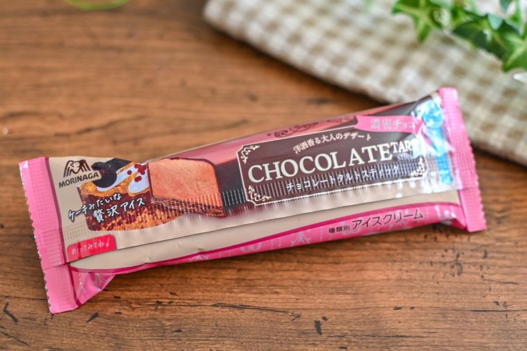 アイスのパッケージのアップ