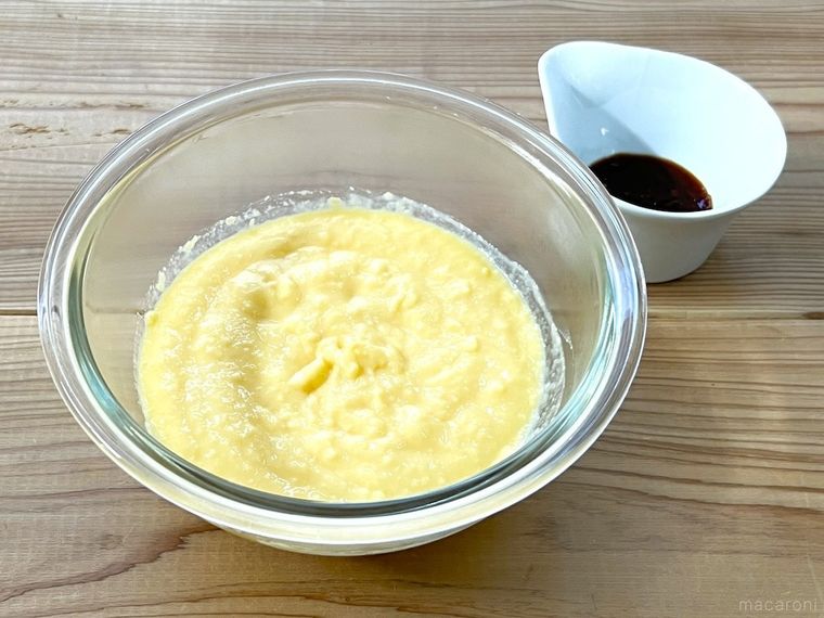 プリンを電子レンジで温めた様子