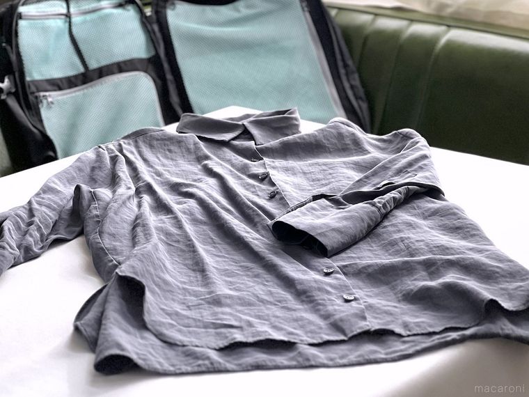 しわしわになったシャツ