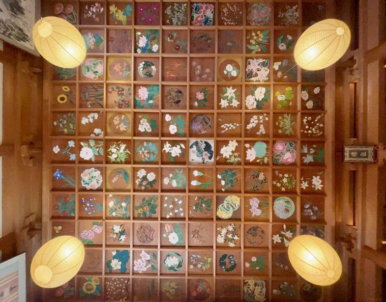 信濃比叡の天井絵