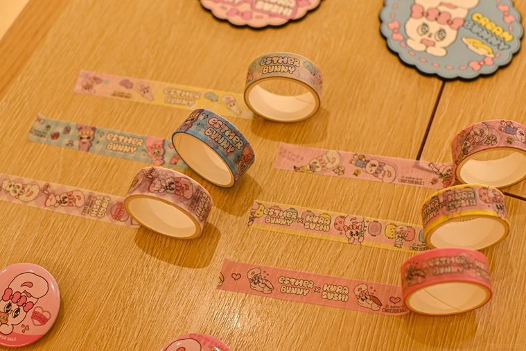 マスキングテープが並んでいるところ