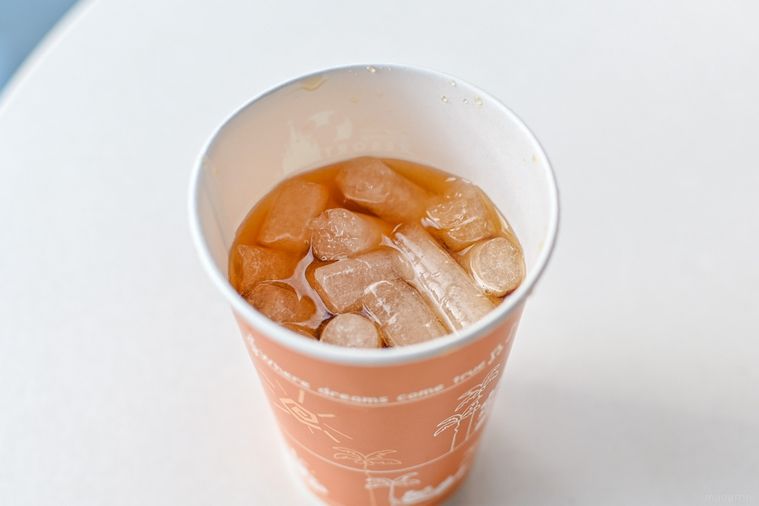 アップルティーソーダのアップ