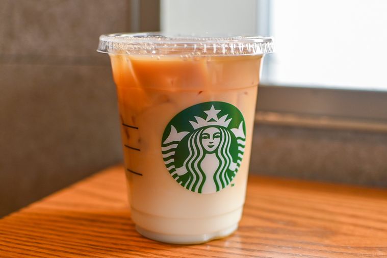 ラテの中身のアップ